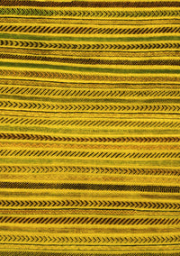 Abstract Yellow Modern Rug, abs2215yw