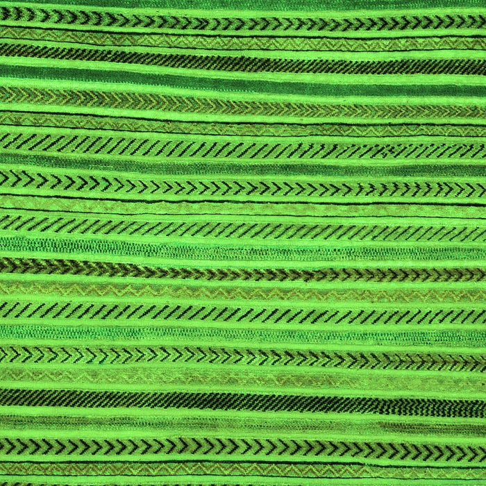 Machine Washable Abstract Green Modern Area Rugs, wshabs2215grn