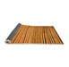 Sideview of Abstract Orange Modern Rug, abs2215org