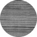 Round Abstract Gray Modern Rug, abs2215gry