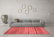 Modern Red Washable Rugs