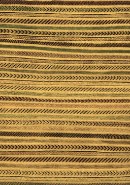Abstract Brown Modern Rug, abs2215brn
