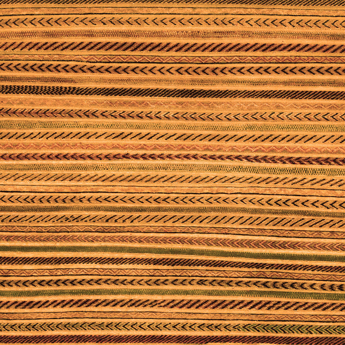 Square Abstract Orange Modern Rug, abs2215org