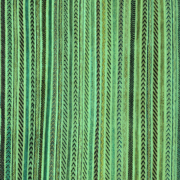 Square Abstract Turquoise Modern Rug, abs2215turq