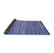 Sideview of Abstract Blue Modern Rug, abs2215blu