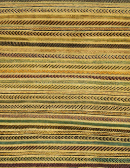 Abstract Yellow Modern Rug, abs2215