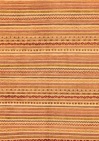 Abstract Orange Modern Rug, abs2216org