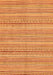 Abstract Orange Modern Rug, abs2216org