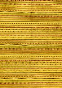 Abstract Yellow Modern Rug, abs2216yw