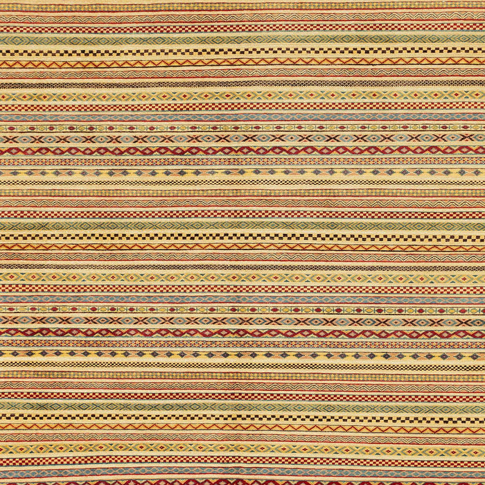 Square Machine Washable Abstract Red Rug, wshabs2216