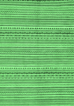Abstract Emerald Green Modern Rug, abs2216emgrn