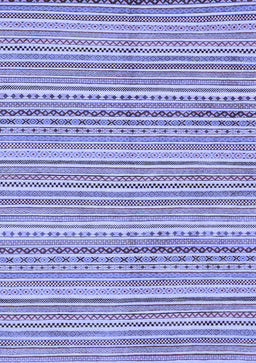 Abstract Blue Modern Rug, abs2216blu