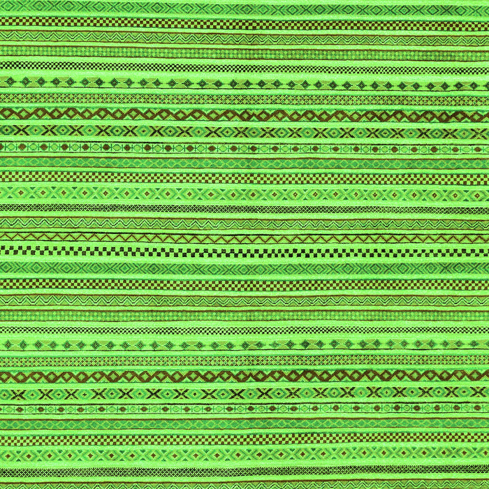 Machine Washable Abstract Green Modern Area Rugs, wshabs2216grn