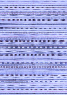 Abstract Blue Modern Rug, abs2217blu