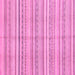 Square Abstract Pink Modern Rug, abs2217pnk