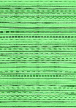 Abstract Emerald Green Modern Rug, abs2217emgrn