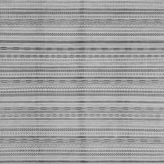 Square Abstract Gray Modern Rug, abs2217gry