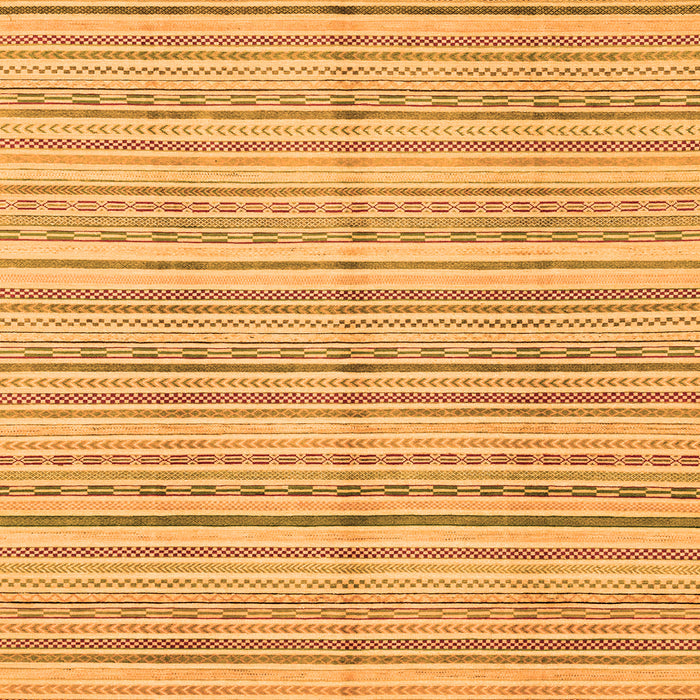 Square Abstract Orange Modern Rug, abs2217org