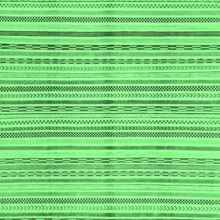 Machine Washable Abstract Emerald Green Modern Area Rugs, wshabs2217emgrn