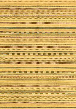 Abstract Brown Modern Rug, abs2217brn