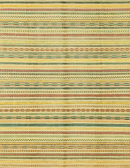 Machine Washable Abstract Chrome Gold Yellow Rug, wshabs2217