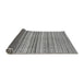 Sideview of Abstract Gray Modern Rug, abs2218gry