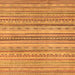 Square Abstract Orange Modern Rug, abs2218org