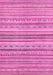 Machine Washable Abstract Pink Modern Rug, wshabs2218pnk