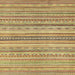 Square Abstract Chrome Gold Yellow Modern Rug, abs2218