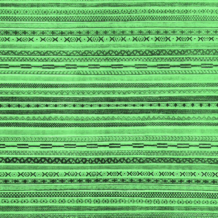 Machine Washable Abstract Emerald Green Modern Area Rugs, wshabs2218emgrn