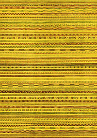 Abstract Yellow Modern Rug, abs2218yw