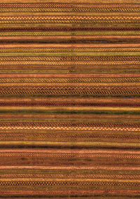 Abstract Orange Modern Rug, abs2219org