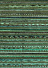 Abstract Light Blue Modern Rug, abs2219lblu