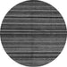 Round Abstract Gray Modern Rug, abs2219gry