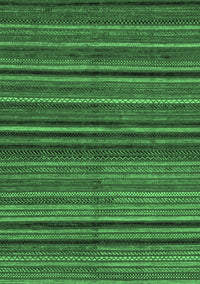 Abstract Emerald Green Modern Rug, abs2219emgrn