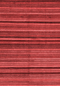 Abstract Red Modern Rug, abs2219red