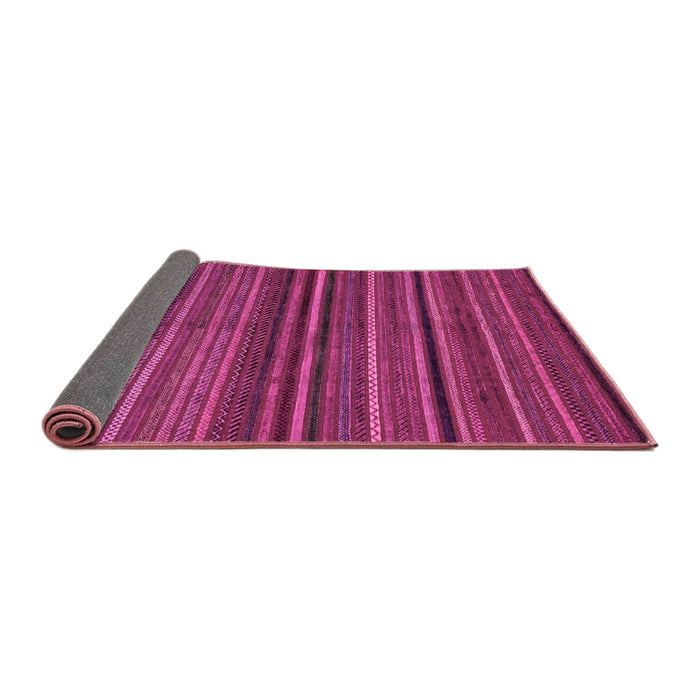 Sideview of Abstract Pink Modern Rug, abs2219pnk