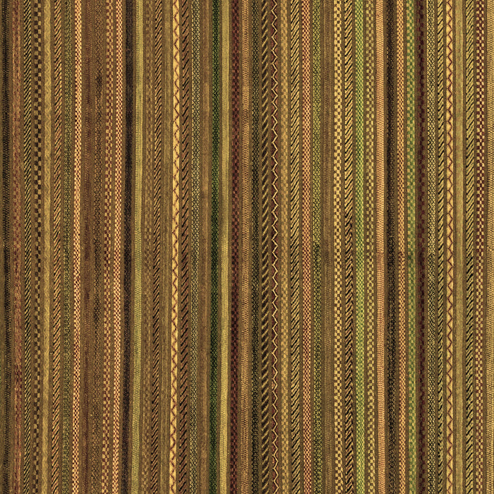 Square Abstract Brown Modern Rug, abs2219brn