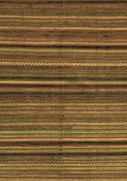 Abstract Brown Modern Rug, abs2219brn