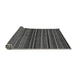 Sideview of Abstract Gray Modern Rug, abs2219gry