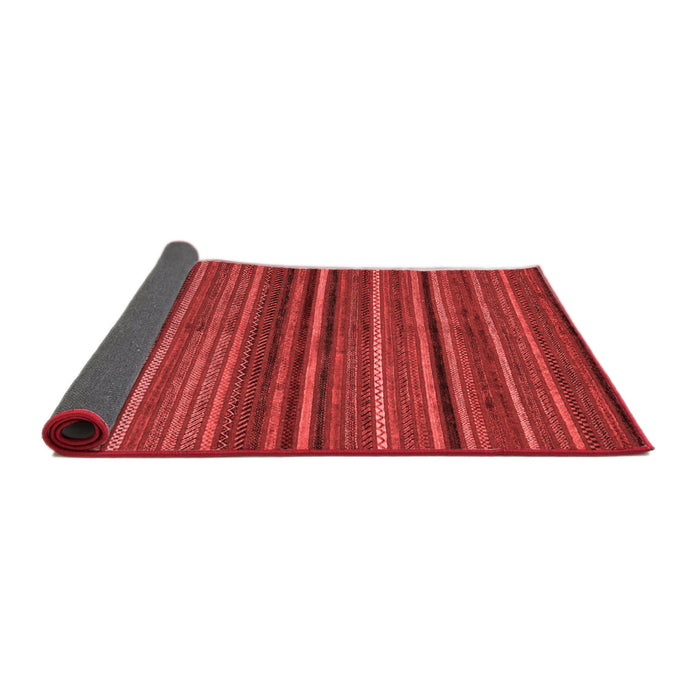 Abstract Red Modern Area Rugs