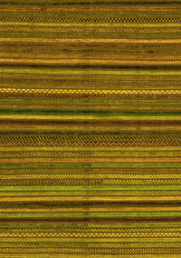 Abstract Yellow Modern Rug, abs2219yw