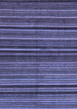 Abstract Blue Modern Rug, abs2219blu