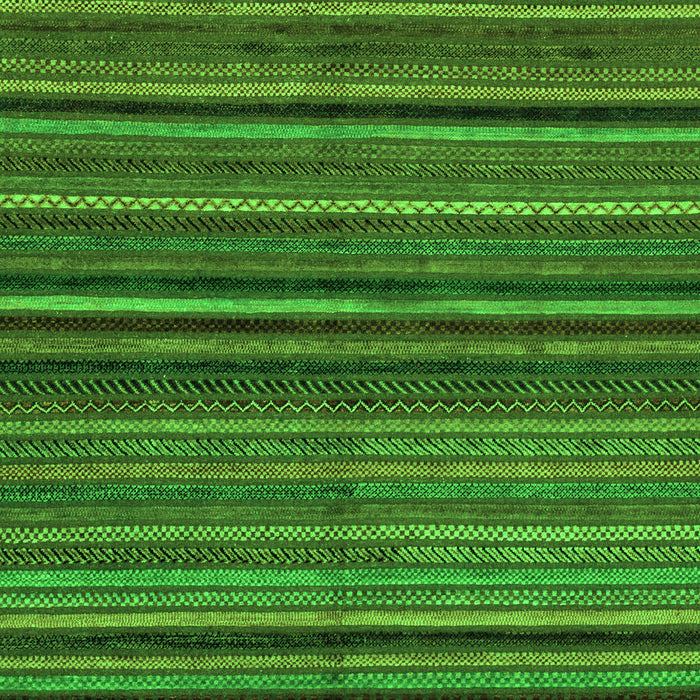 Machine Washable Abstract Green Modern Area Rugs, wshabs2219grn