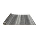 Sideview of Abstract Gray Modern Rug, abs221gry