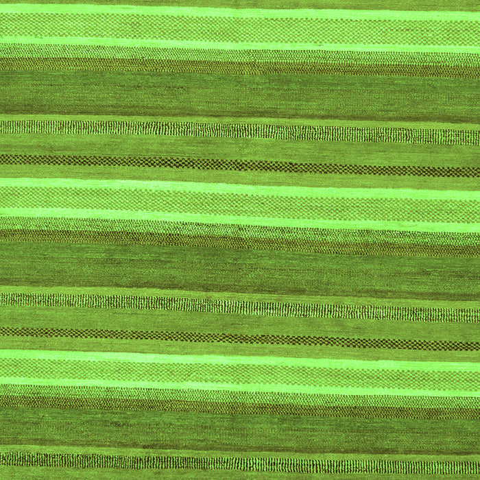 Square Abstract Green Modern Rug, abs221grn