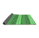 Sideview of Abstract Emerald Green Modern Rug, abs221emgrn