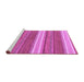 Sideview of Machine Washable Abstract Purple Modern Area Rugs, wshabs221pur