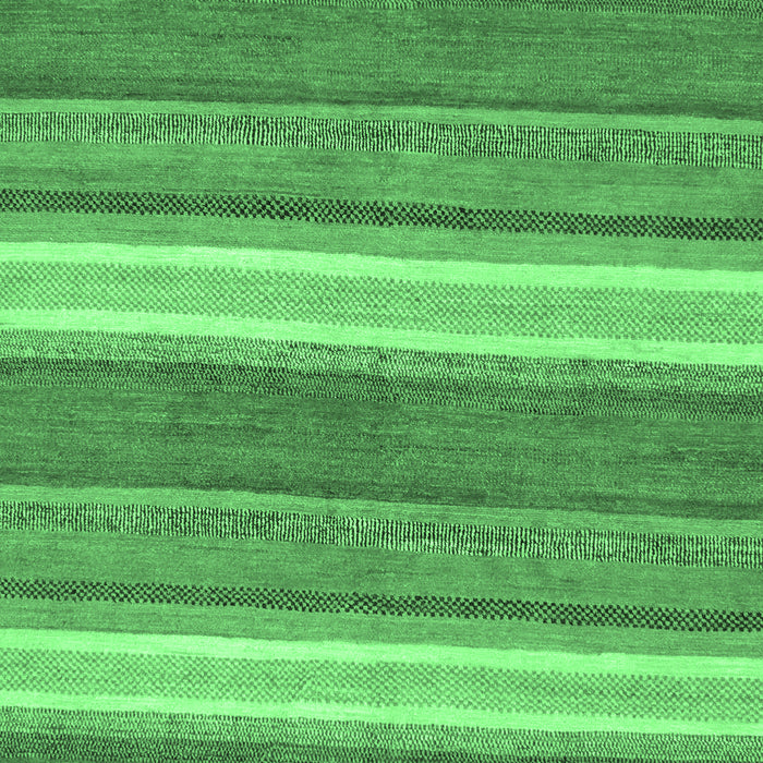 Machine Washable Abstract Emerald Green Modern Area Rugs, wshabs221emgrn