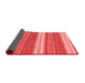 Abstract Red Modern Area Rugs